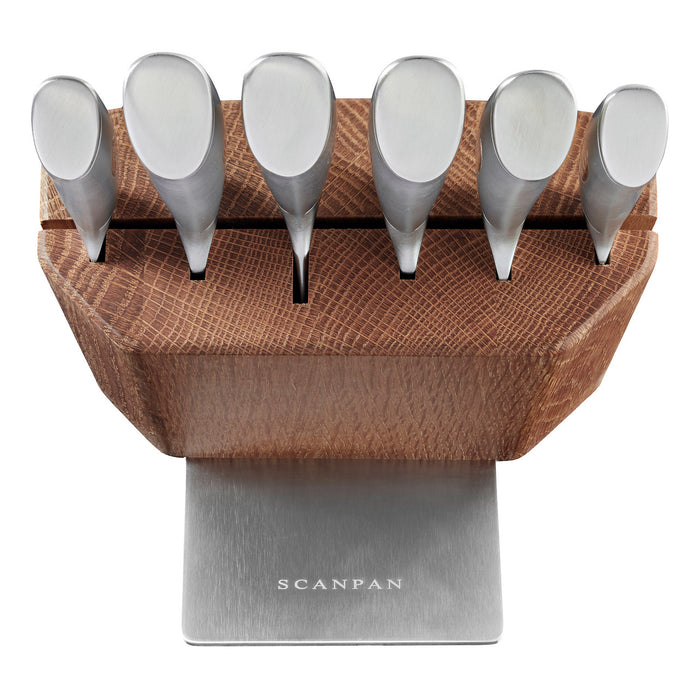 Classic Steel 7 Piece Knife Block Set