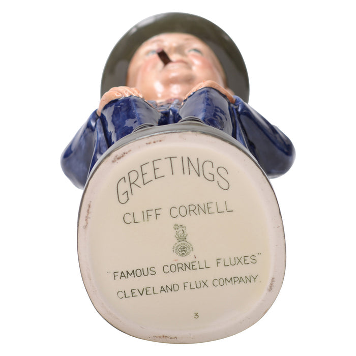 Cliff Cornell Blue Large Toby Jug