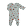 Coccoli Modal Footie - Animals on Mercury-PZM6102-330 NB-Pumpkin Pie Kids Canada