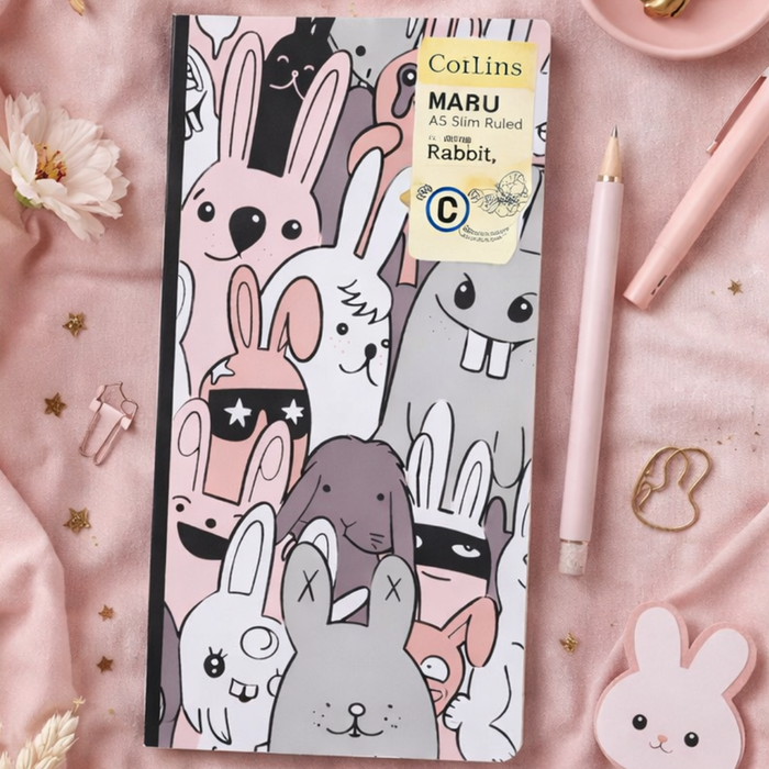 Collins MARU A5 Slim Ruled Rabbit FSC Mix 70% notebook