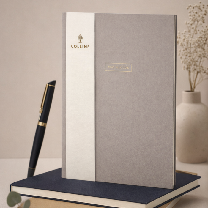 Collins Metropolitan B5 Ruled Notebook FSC Mix 70%
