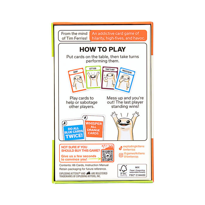 Coyote box back with how-to-play instructions