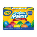 [SG] Crayola 541204 Washable Paint 6ct [Evergreen Stationery]