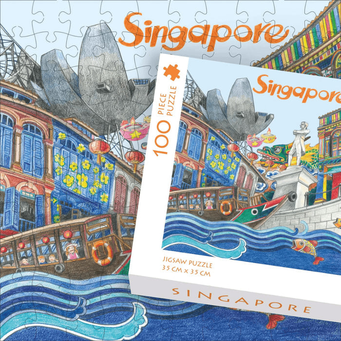 [SG] Crayola Out & About Lion City Puzzle [Evergreen Stationery]