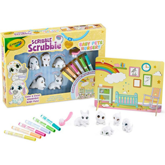 [SG] Crayola Scribble Scrubbie (Baby Pets/Glow Dino) [Evergreen Stationery]