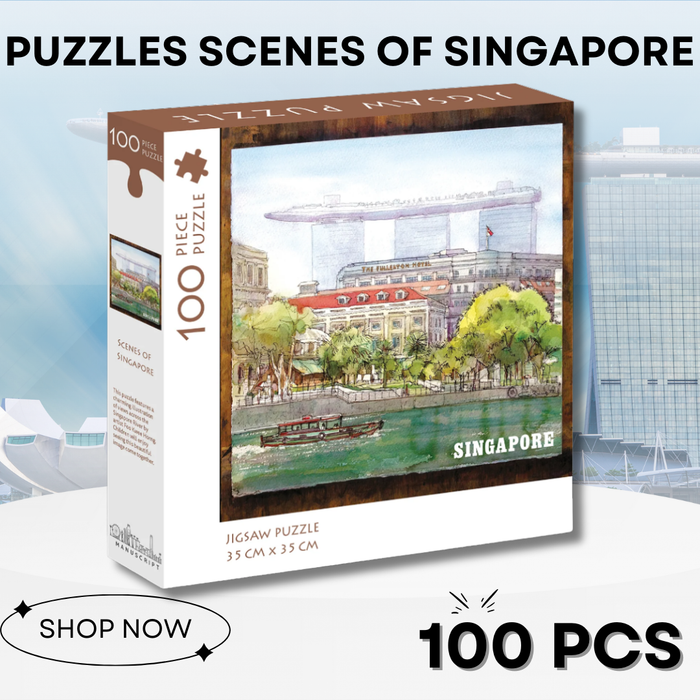[SG] Crayola Singapore & Malaysia Jigsaw Puzzle [Evergreen Stationery]