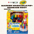 [SG] Crayola Washable Pip-Squeaks Markers 50 Colours [Evergreen Stationery]