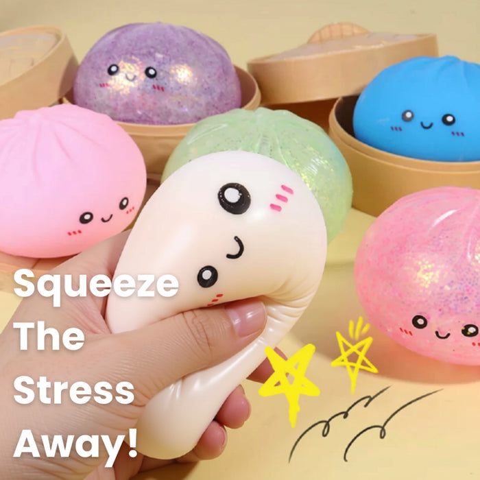 Cute Dumpling Bao Squishy Mystery Box  | Slow Rising Stress Relief Fidget Toy
