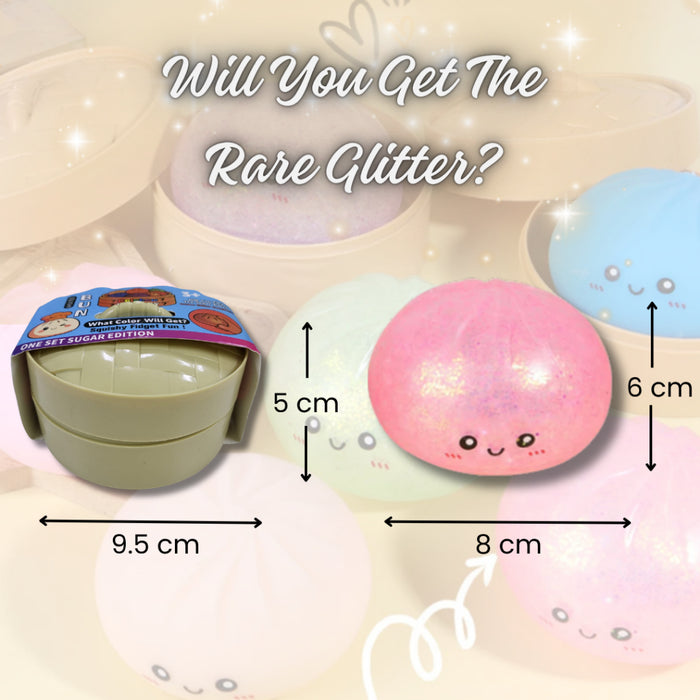 Cute Dumpling Bao Squishy Mystery Box  | Slow Rising Stress Relief Fidget Toy