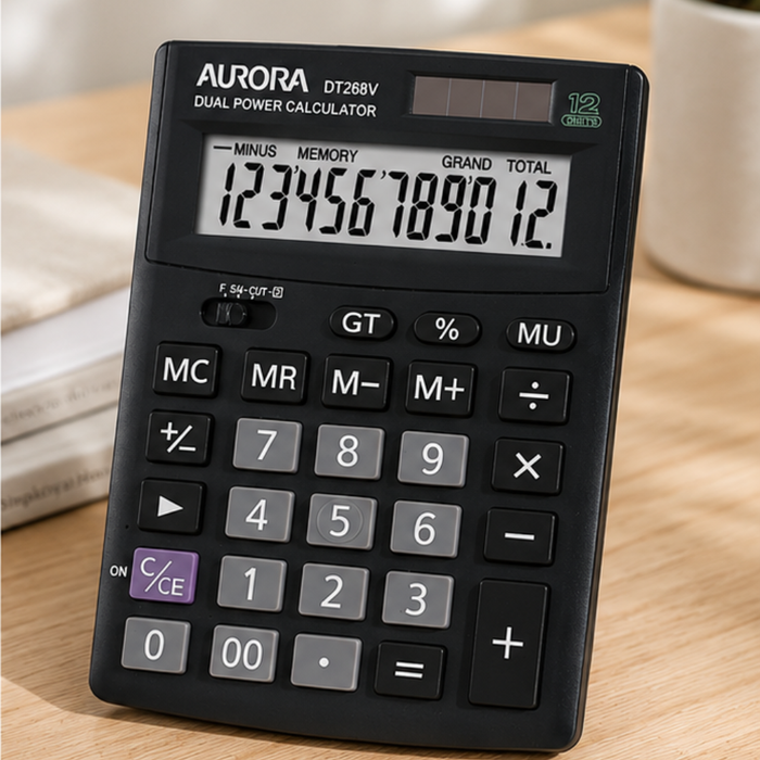 DDD Aurora Desktop Calculator DT268V