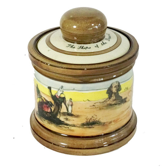 Desert Scenes Tobacco Jar