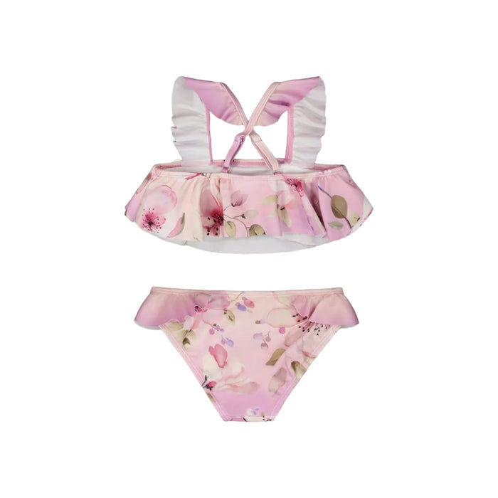 Deux Par Deux 2pc Swimsuit - Gradient Lilac Flowers-H30OG12-3H143 2/3-Pumpkin Pie Kids Canada