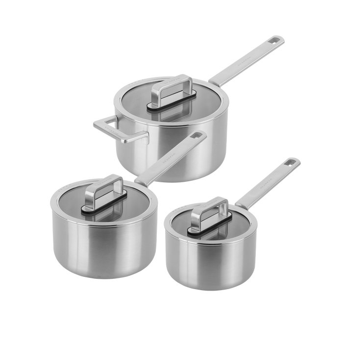 ELEKTRA 3 Piece Saucepan Set