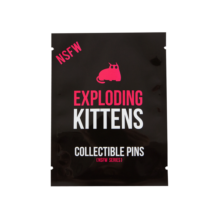 Exploding Kittens Series 2 NSFW collectible pins packet