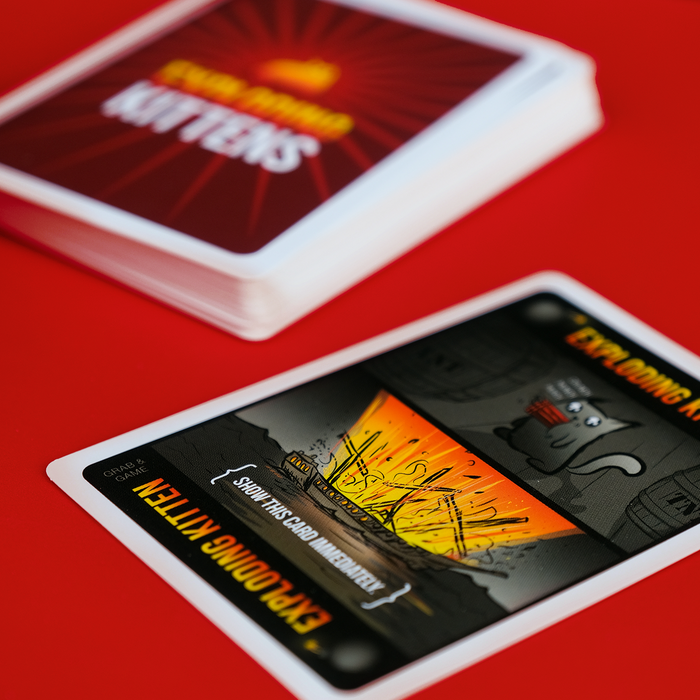 Exploding Kittens Grab & Game cards and components