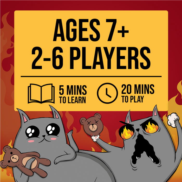 Specs: ages 7+, 2 to 6 players, 5 minutes to learn, 20 to play