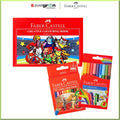 Faber Castell Bundle Classic Set 12 Pc Colouring Pencil + 10 Connector Pen + Colouring Book