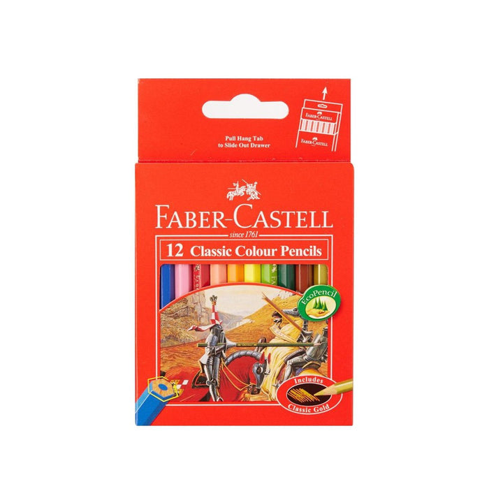 Faber Castell Bundle Classic Set 12 Pc Colouring Pencil + 10 Connector Pen + Colouring Book