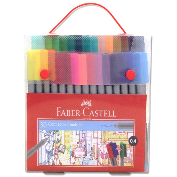 Faber Castell Connector Fineliner Pen 30 Pcs Set