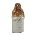 Flask, Lambeth, Stoneware