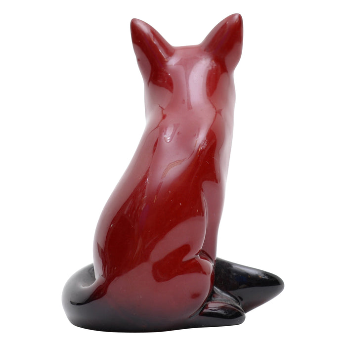Fox flambe figurine