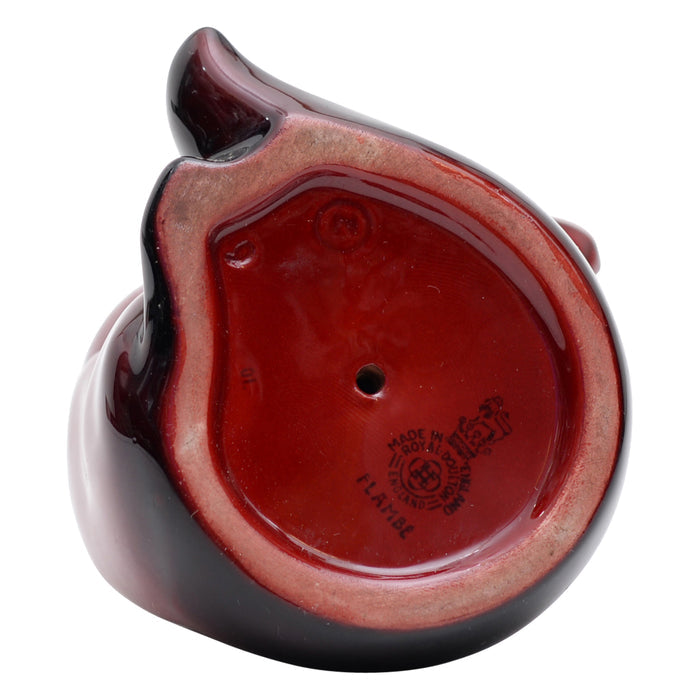 Fox flambe figurine