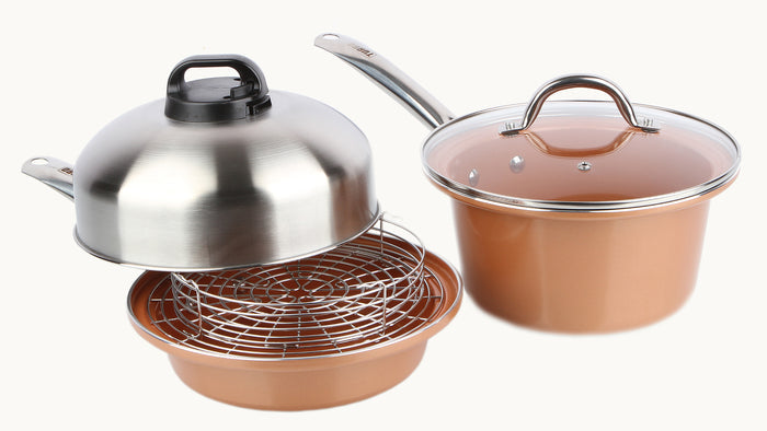 Fry Pan & Sauce Pan 6 Pc. Set