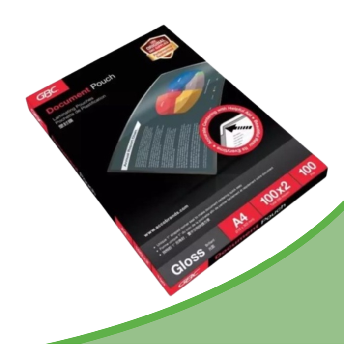 GBC Laminating Pouch A3/A4/A5 75mic/100mic