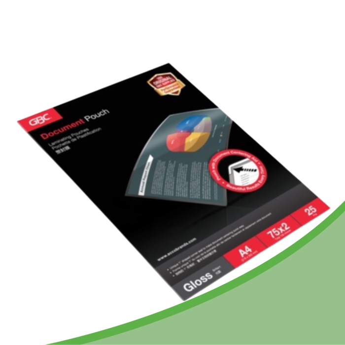 GBC Laminating Pouch A3/A4/A5 75mic/100mic