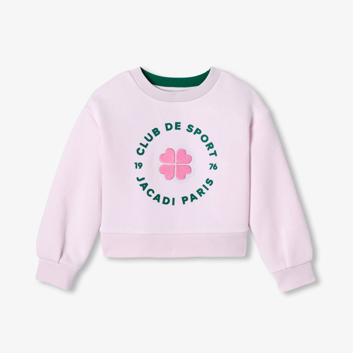 Girl fleece sweatshirt