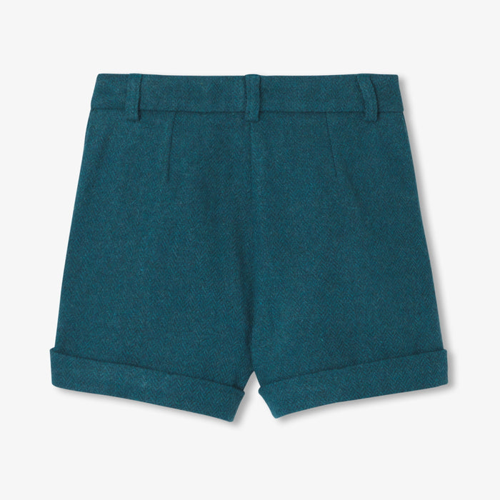 Girl herringbone shorts