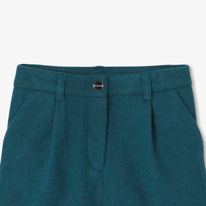 Girl herringbone shorts