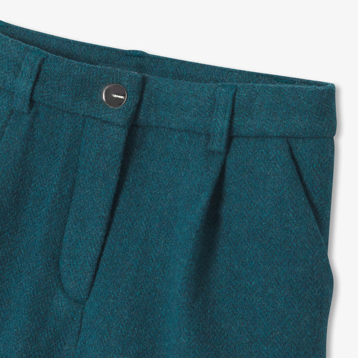 Girl herringbone shorts