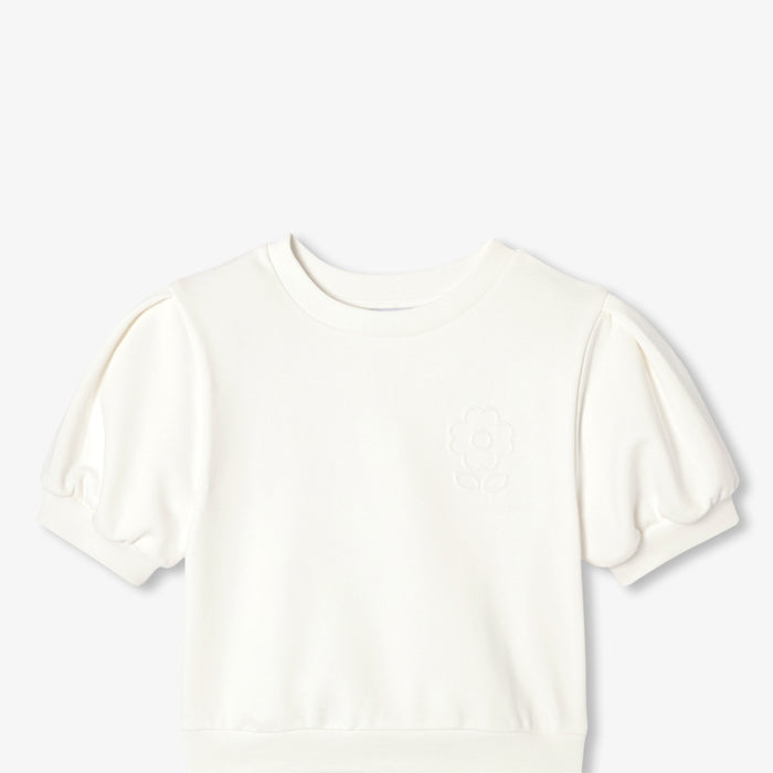 Girl short-sleeved sweatshirt