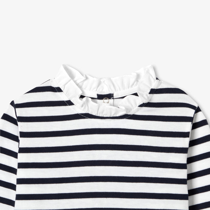 Girl striped organic cotton T-shirt