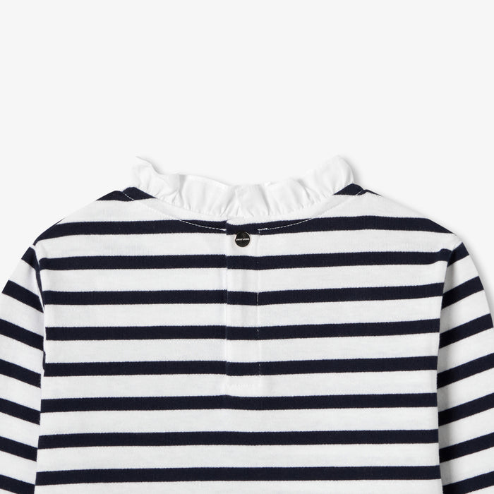 Girl striped organic cotton T-shirt