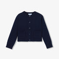 Girl wool blend cardigan