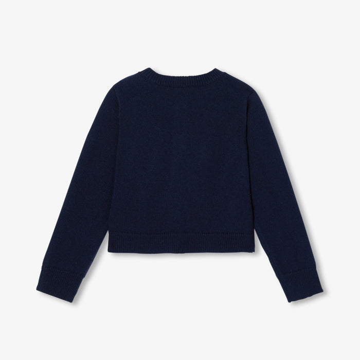 Girl wool blend cardigan