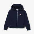 Girl zip-up fleece hoodie