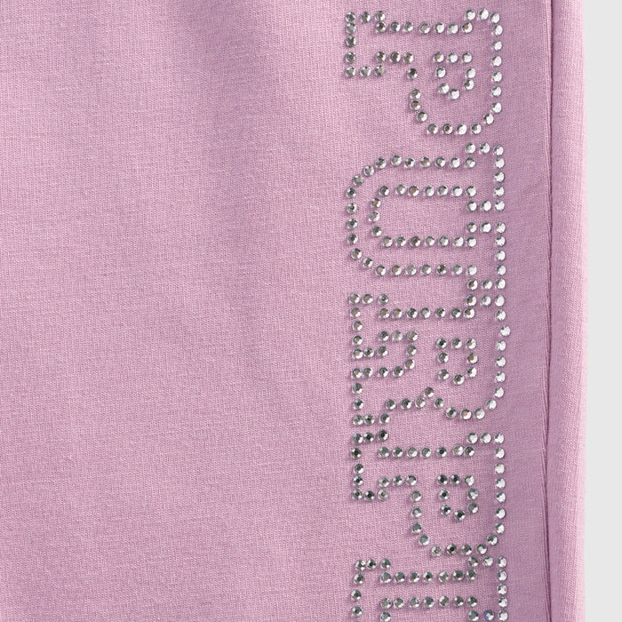 Girls Lower in Lavender Flared Fit with Stretchy Fabric & Elastic Waist for Active Wear