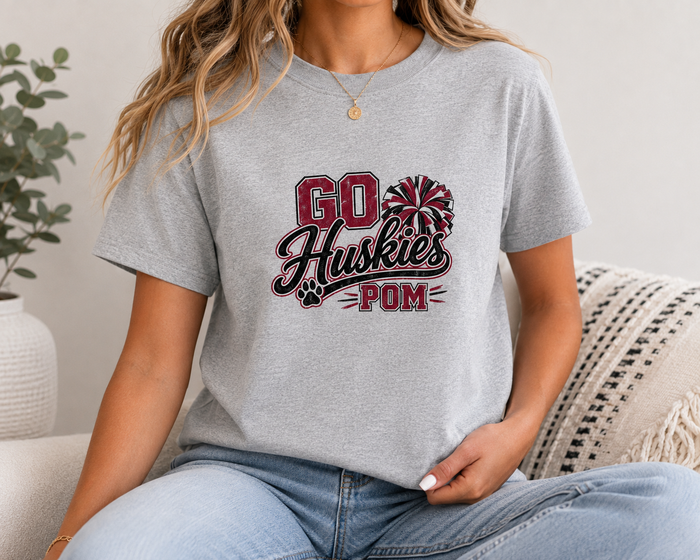 Go Huskies Pom Tshirt or Sweatshirt