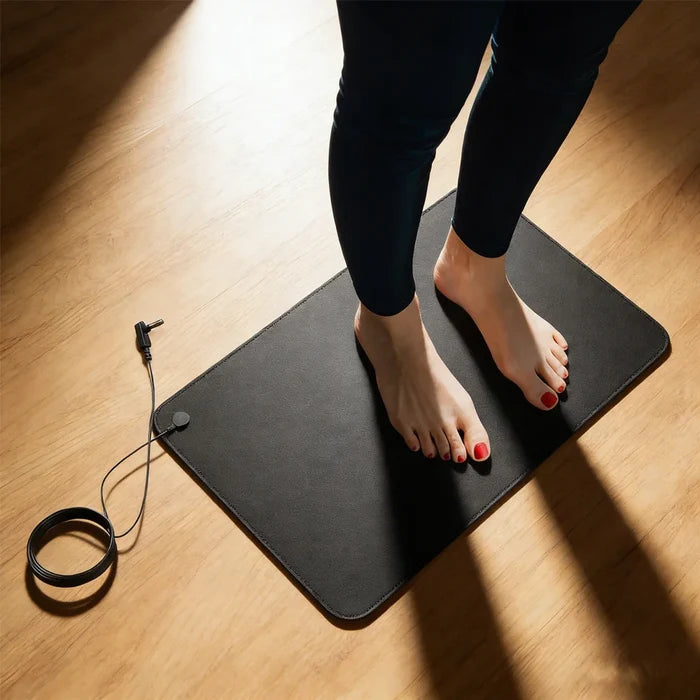 Grounding Mat (15ft Cord) – Carbon Earthing Pad: Relax/Stress Relief/Better Sleep /Home Office/Yoga