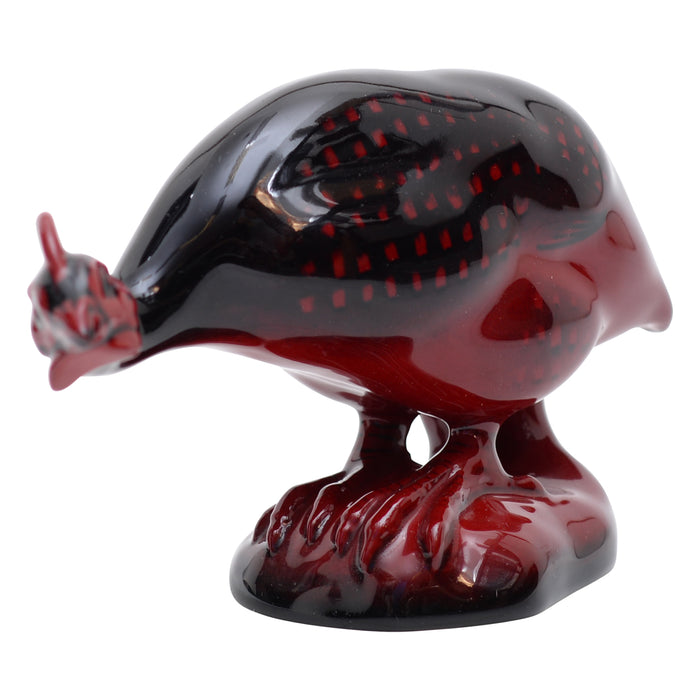 Guinea Fowl Flambe sculpture