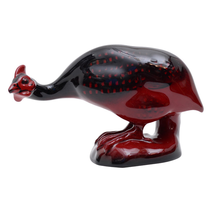 Guinea Fowl Flambe sculpture
