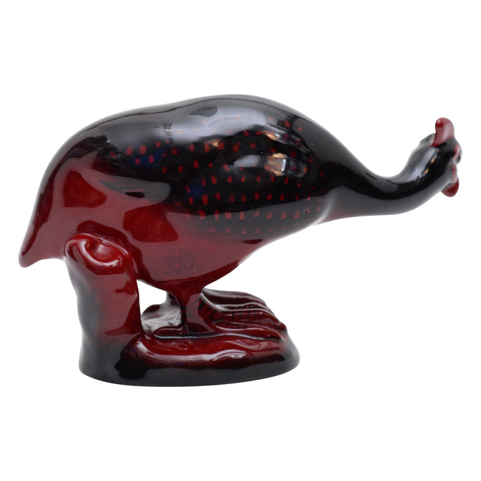 Guinea Fowl Flambe sculpture
