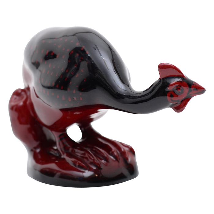 Guinea Fowl Flambe sculpture