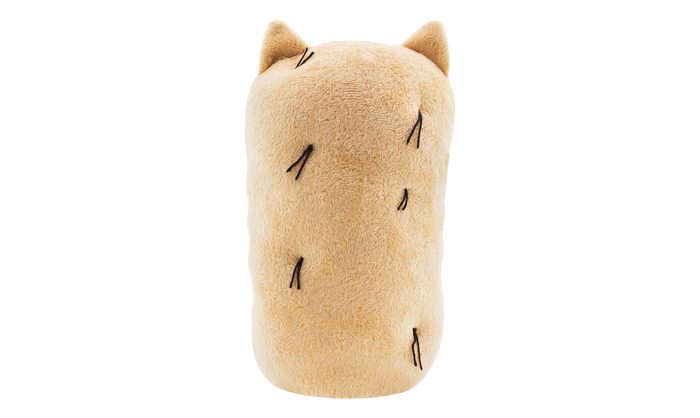 Hairy Potato Cat plush, back view