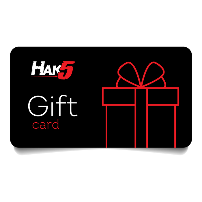 Hak5 gift card