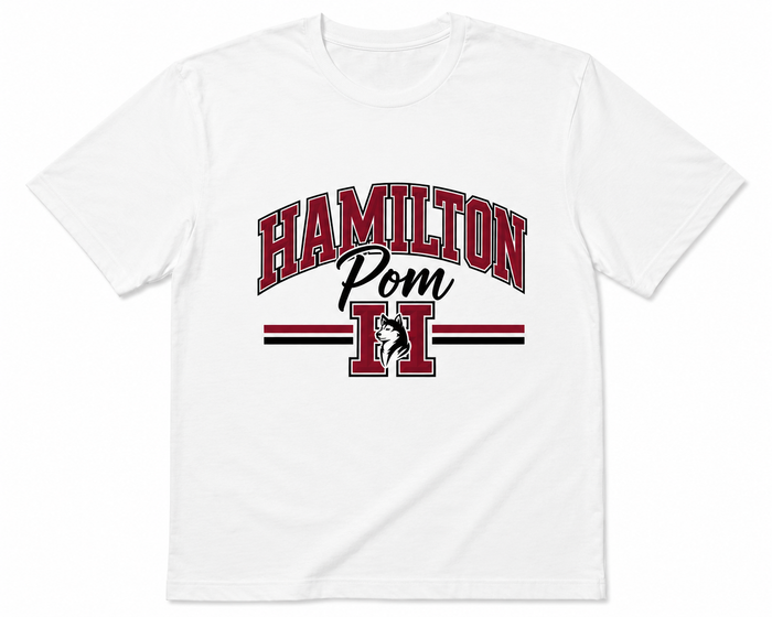 Hamilton Pom White Tee