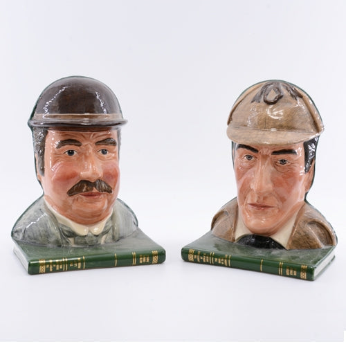 Holmes & Watson Bookend Set